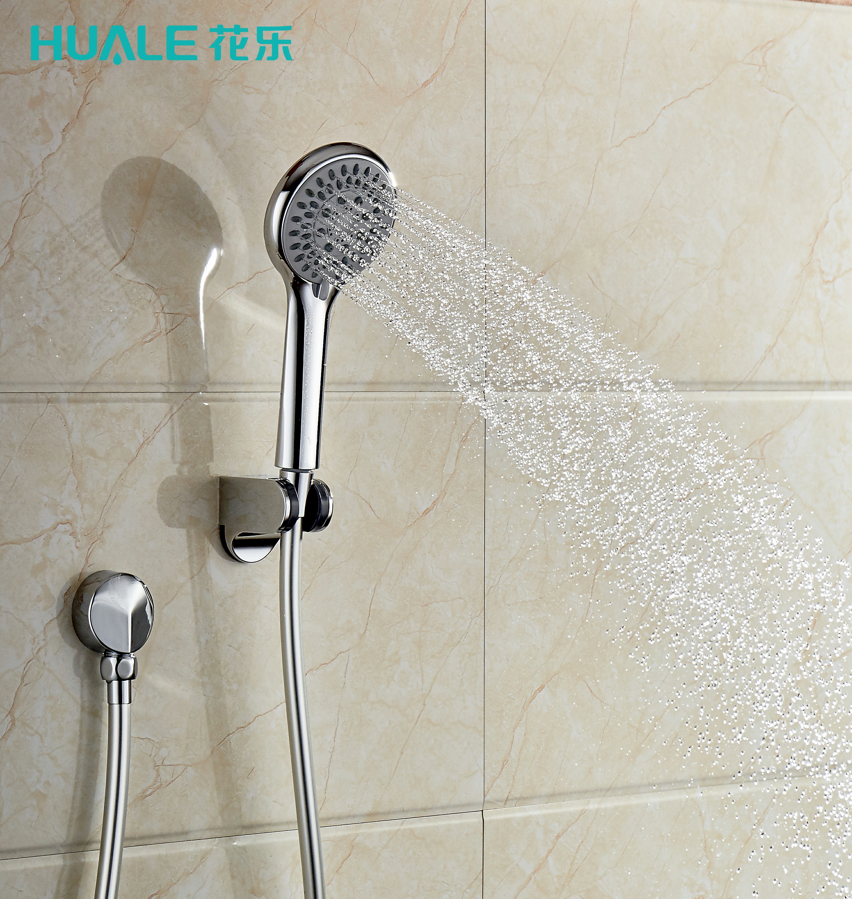 Classic & Simple Design round shaped multifunction hand shower 5functions