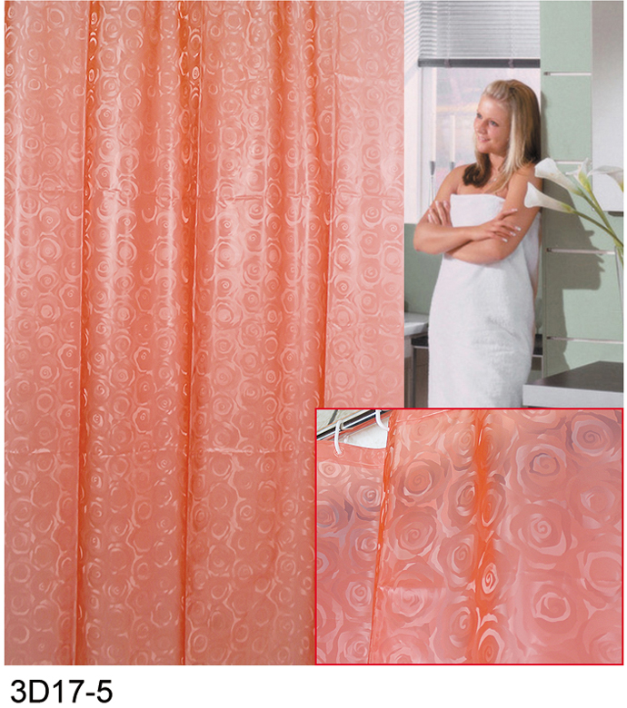 3d Peva Shower Curtain