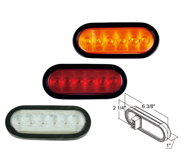 6" LED Oval Light
