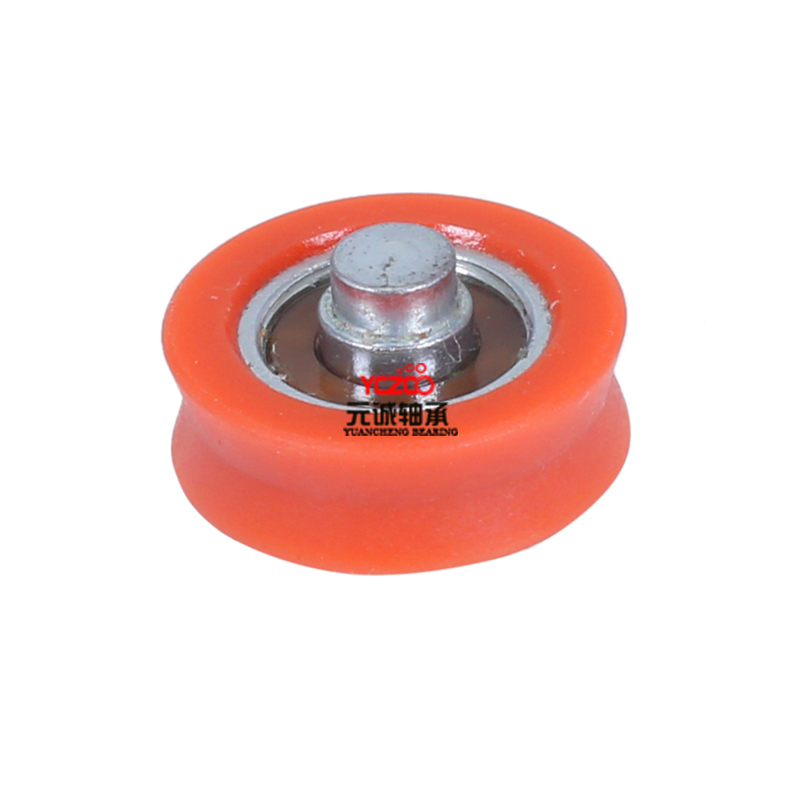 Sliding v groove roller