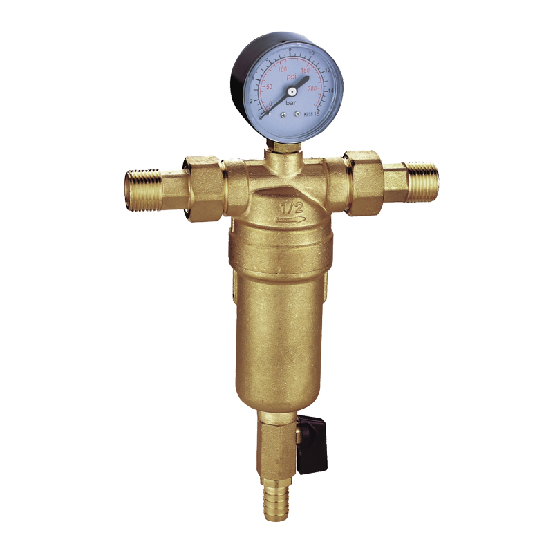 STA.5071 Professional Forged Brass Natural Color Water Pre Filter