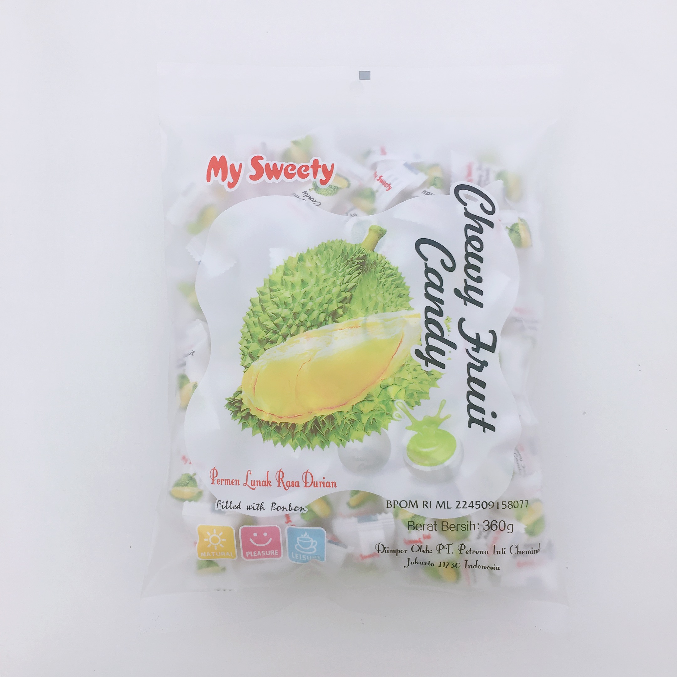 360g Crispy fresh milk balls filled with fudge