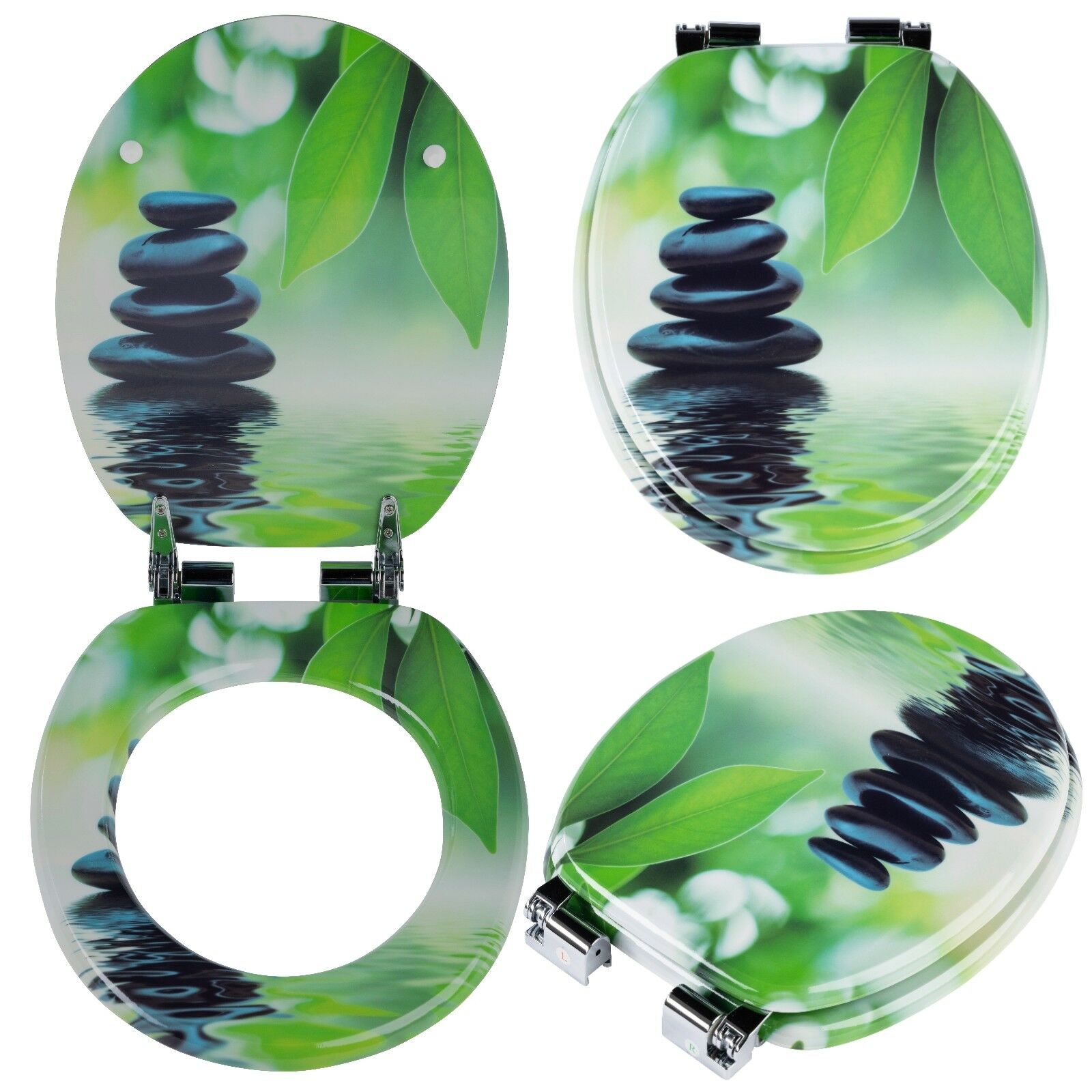 MDF Toilet Seat stones pattern toilet seat