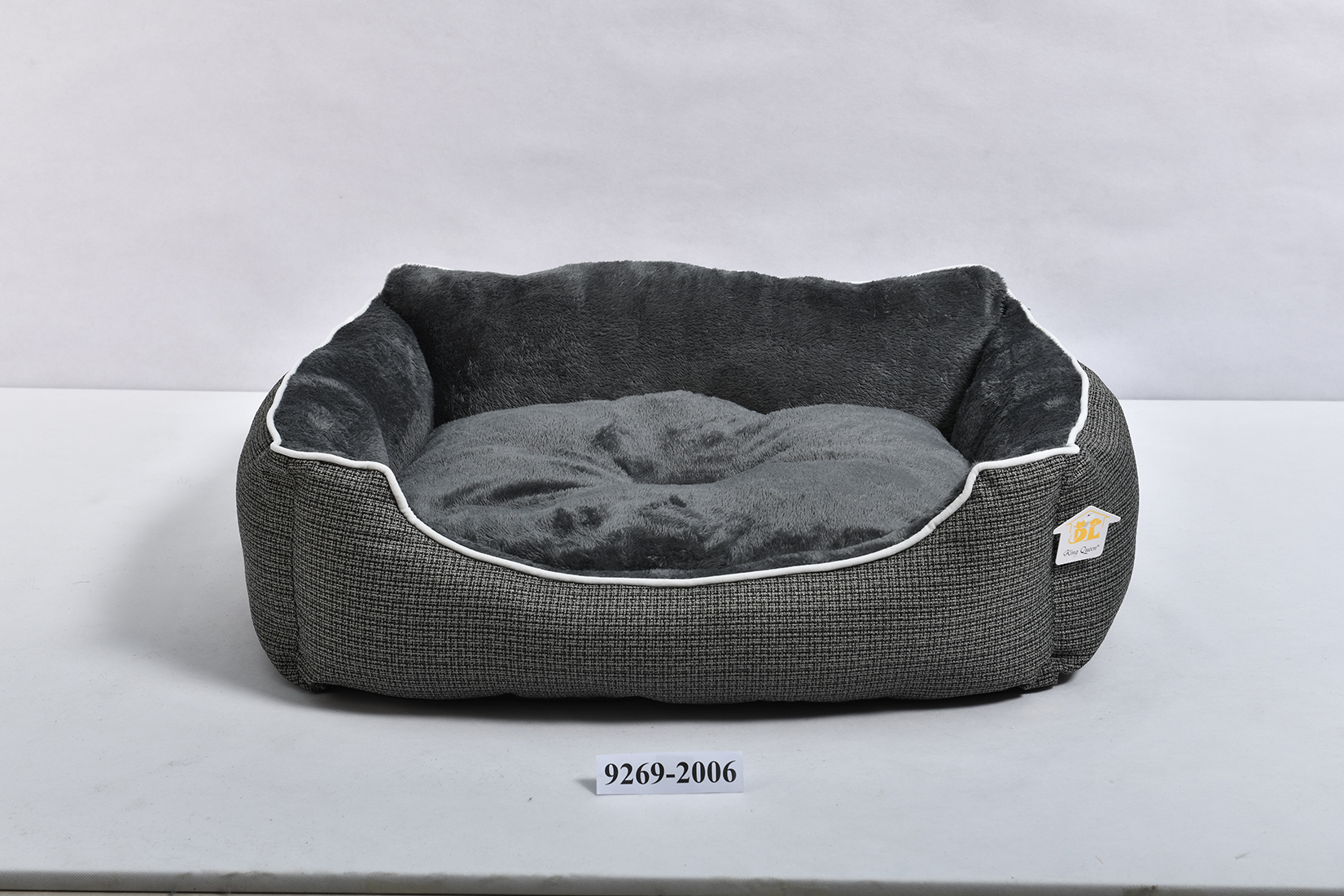 Square pet bed