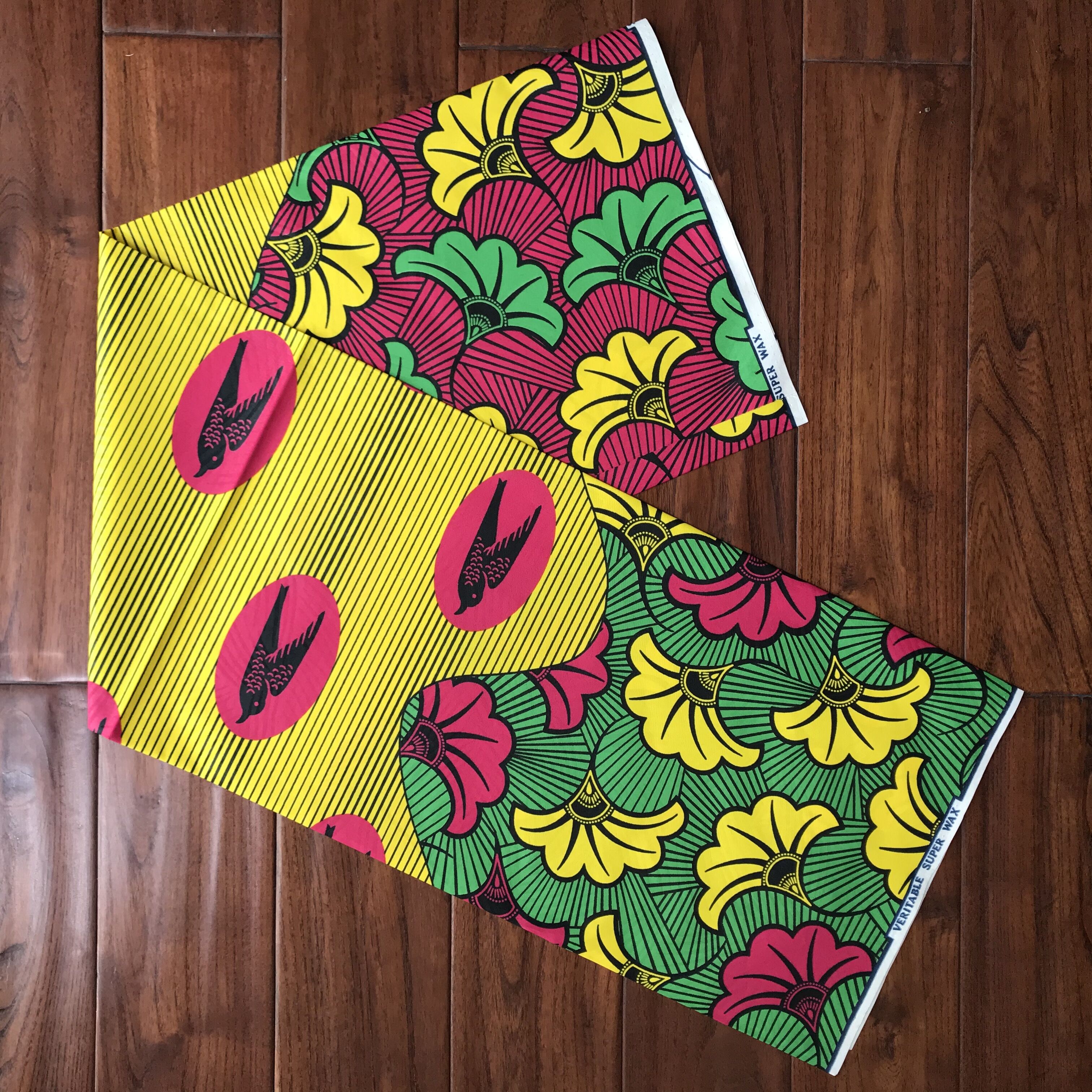 Poly Two Side Wax Printed Fabris