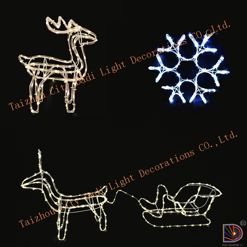 Rope light with copper wire light
