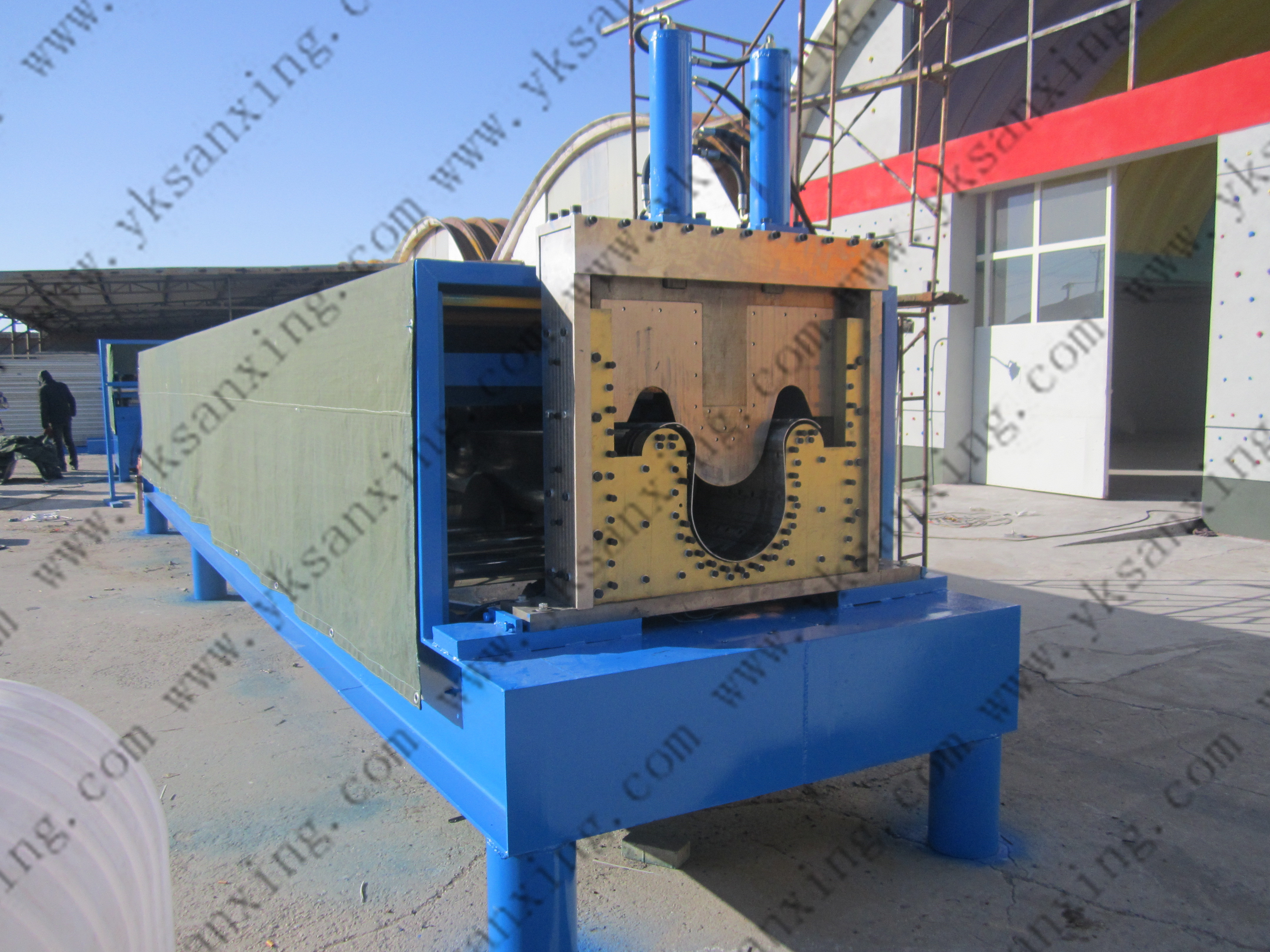 Military Large Span Beamless Building Machinery
