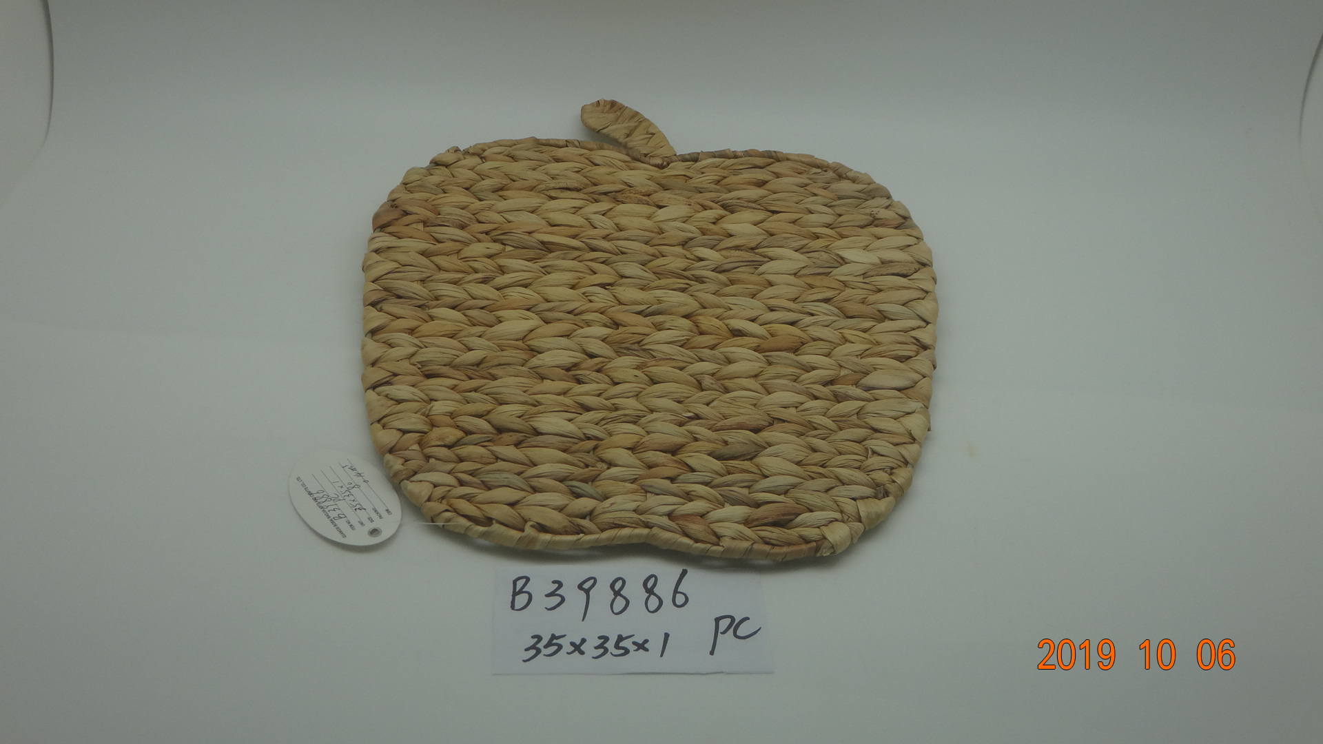 water hyacinth weaving placemat