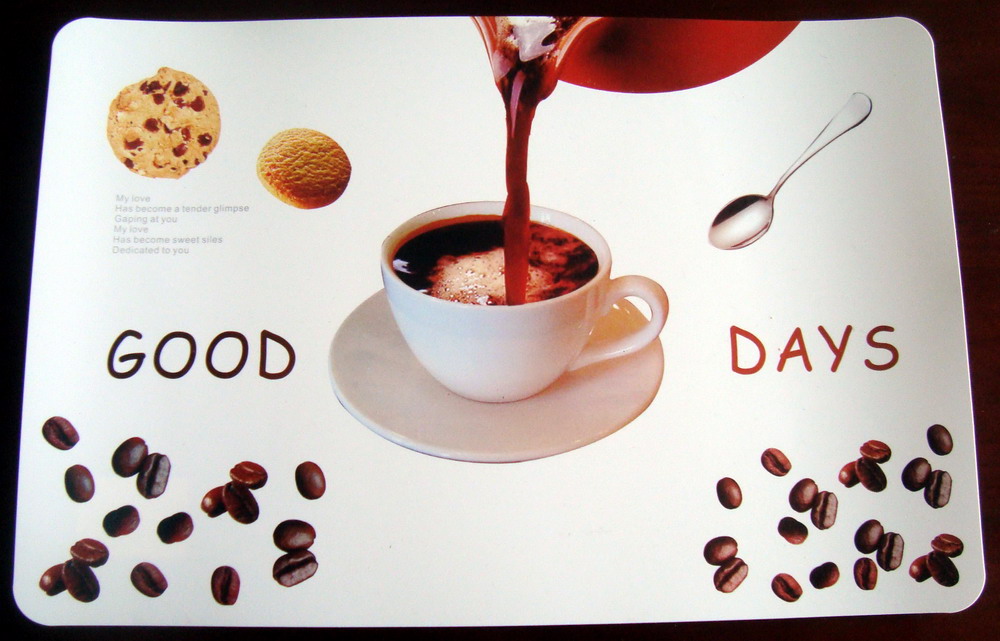 Printed Pp Table Mat,rectangle Shape