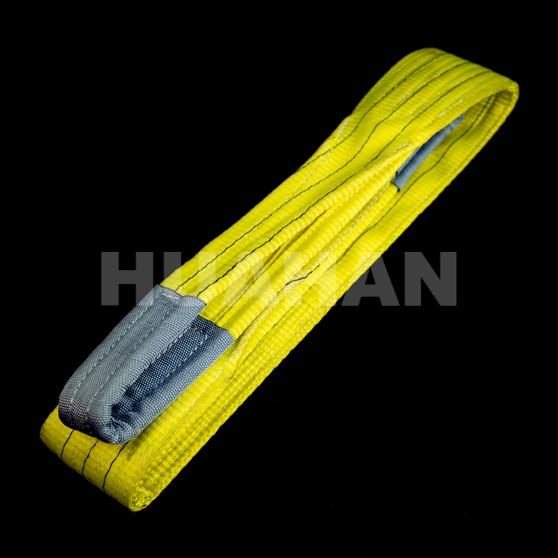 Flat Webbing Sling , Double Ply, High Tensile Polyester