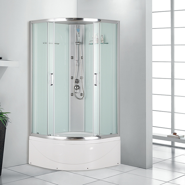 High tray shower cabin