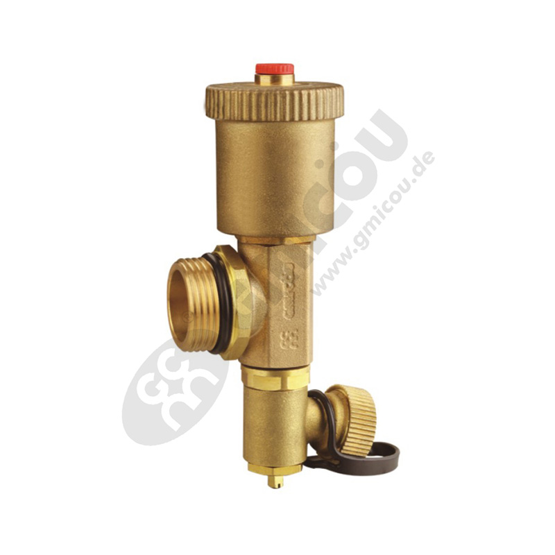End assembly (end tee joint + automatic exhaust valve +blowdown valve)