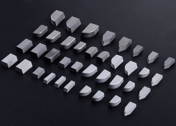 Tungsten carbide brazed tips