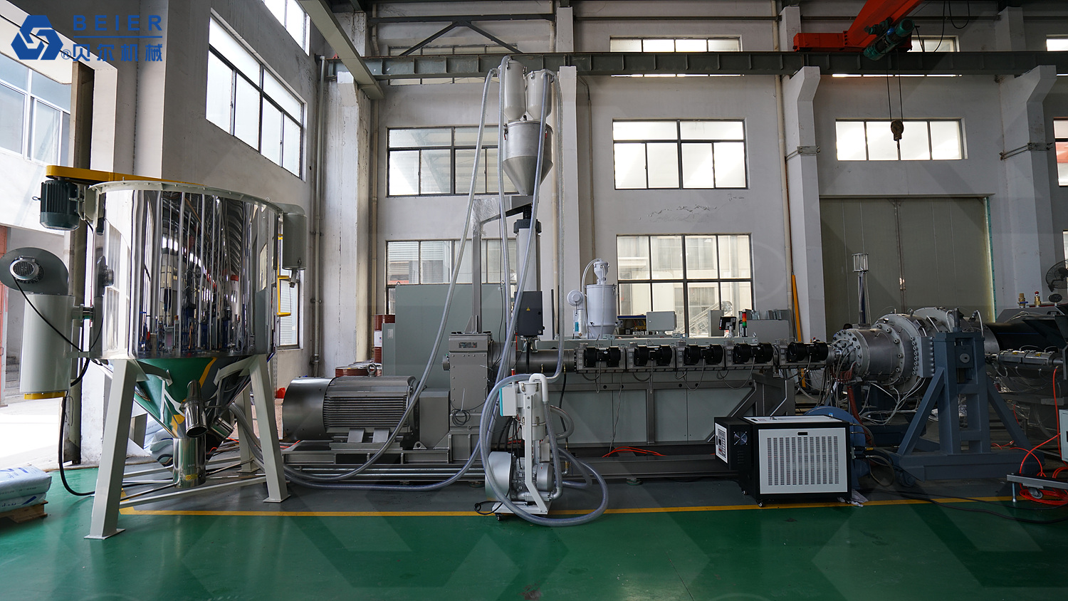 JIANGSU BEIER MACHINERY CO., LTD – Pipe extrusion line 1