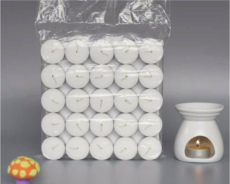 10G white tealight candle 50pcs