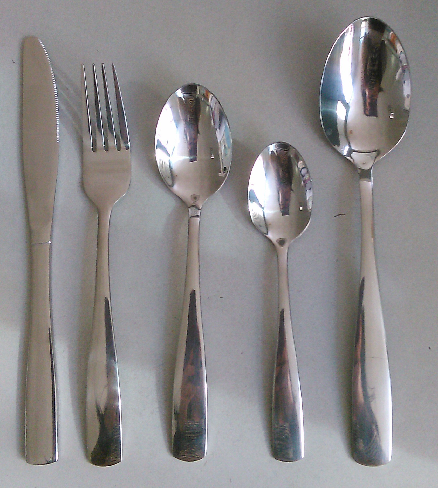 stainless cutlery