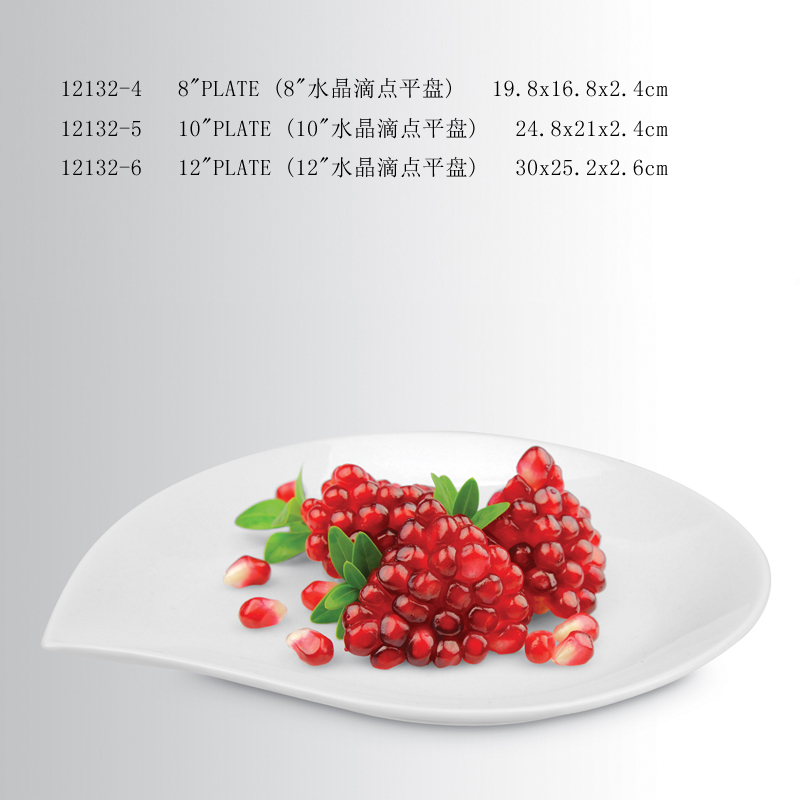 Plate Drop shape