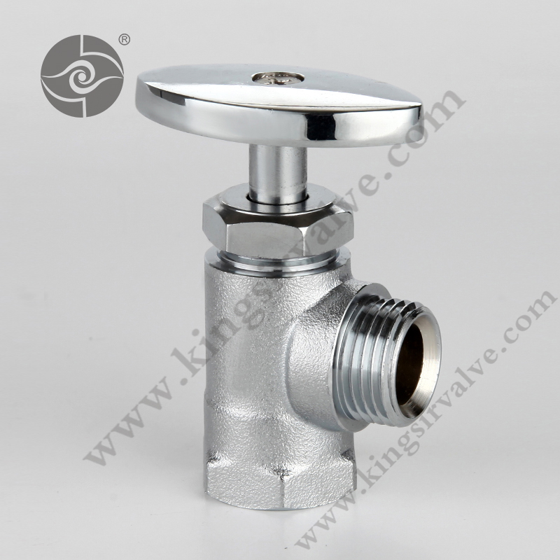 Chrome plated angle valves