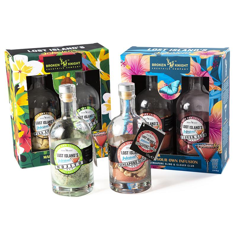 Cocktail dry mix twin pack gift set