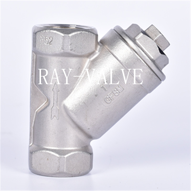 Y Type Strainer With Blow Off