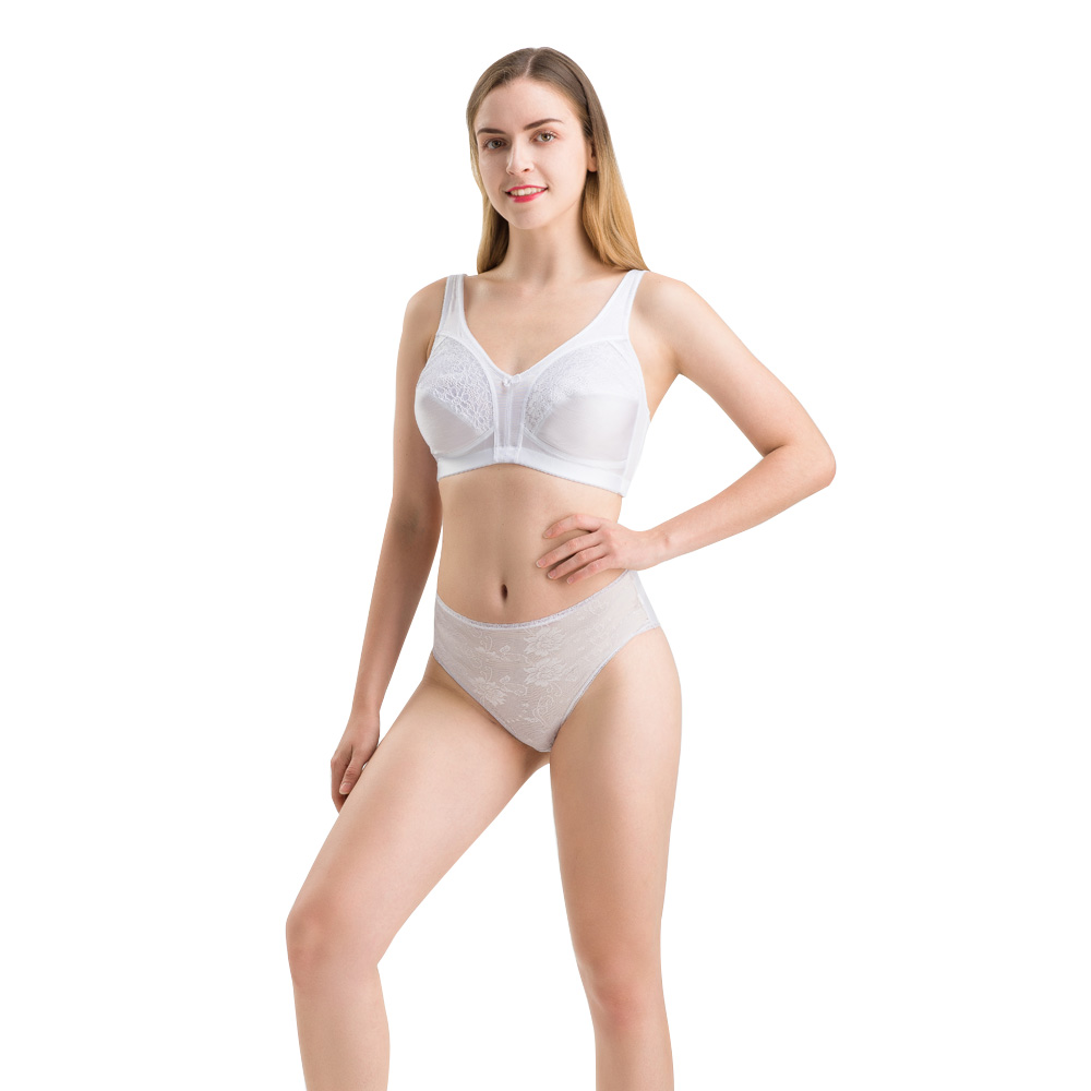 Large Bust Minimizer Wireless Soft Bra Women's Unlined No Padding Wirefree Bra
