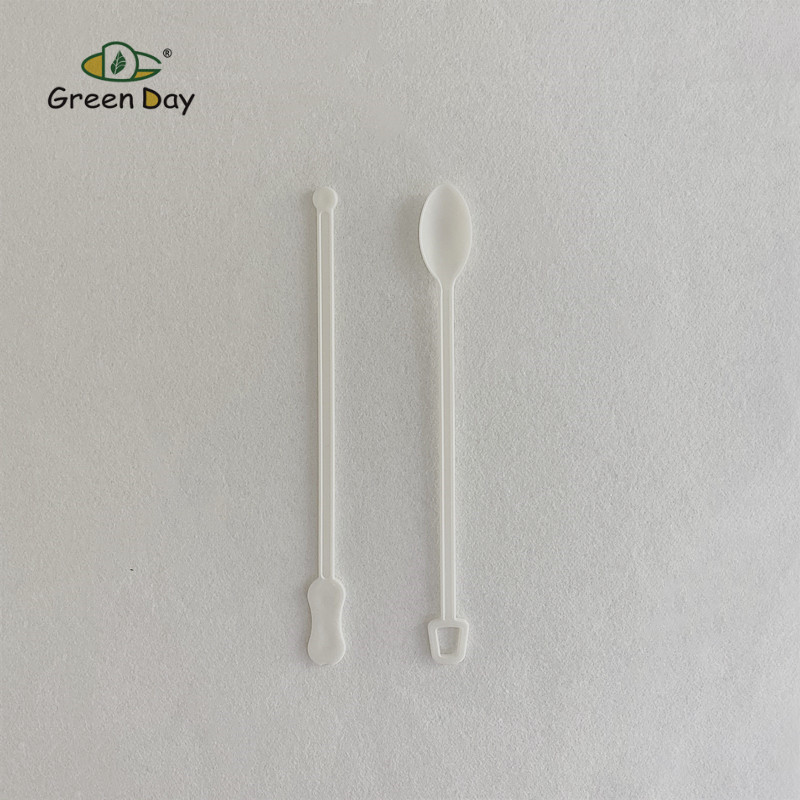 5'' CPLA Coffee Stirrer/ Coffee Stirrer with Spoon