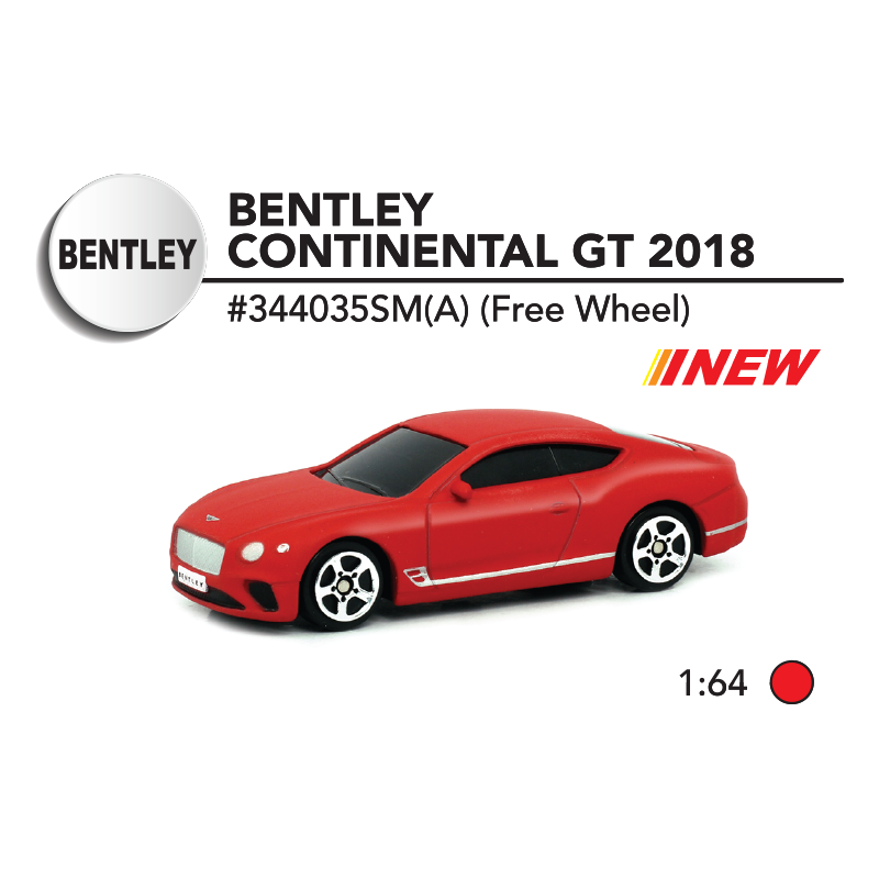 1:64 Junoir collection (Matte Color) - Bentley Continental GT 2018