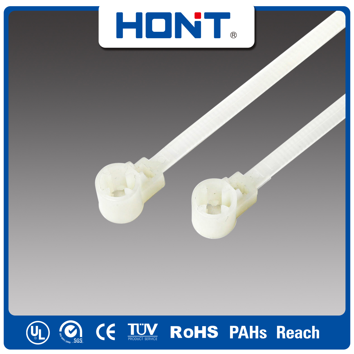 White Mountable Car Head Ties