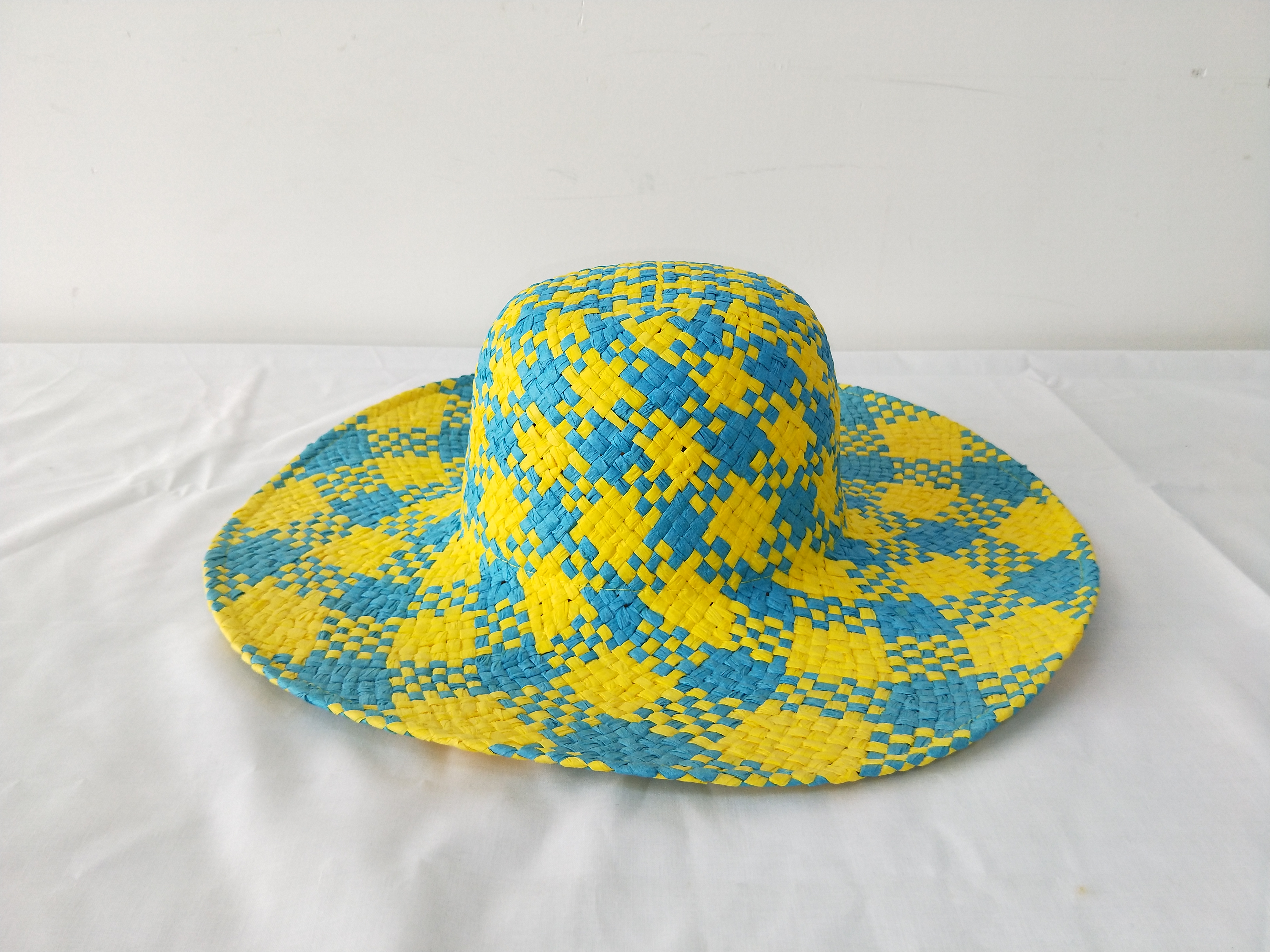 Floopy-wide brim paper straw hat