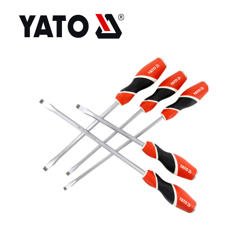 Go-Through Screwdriver,slotted; Size: 6x100mm;