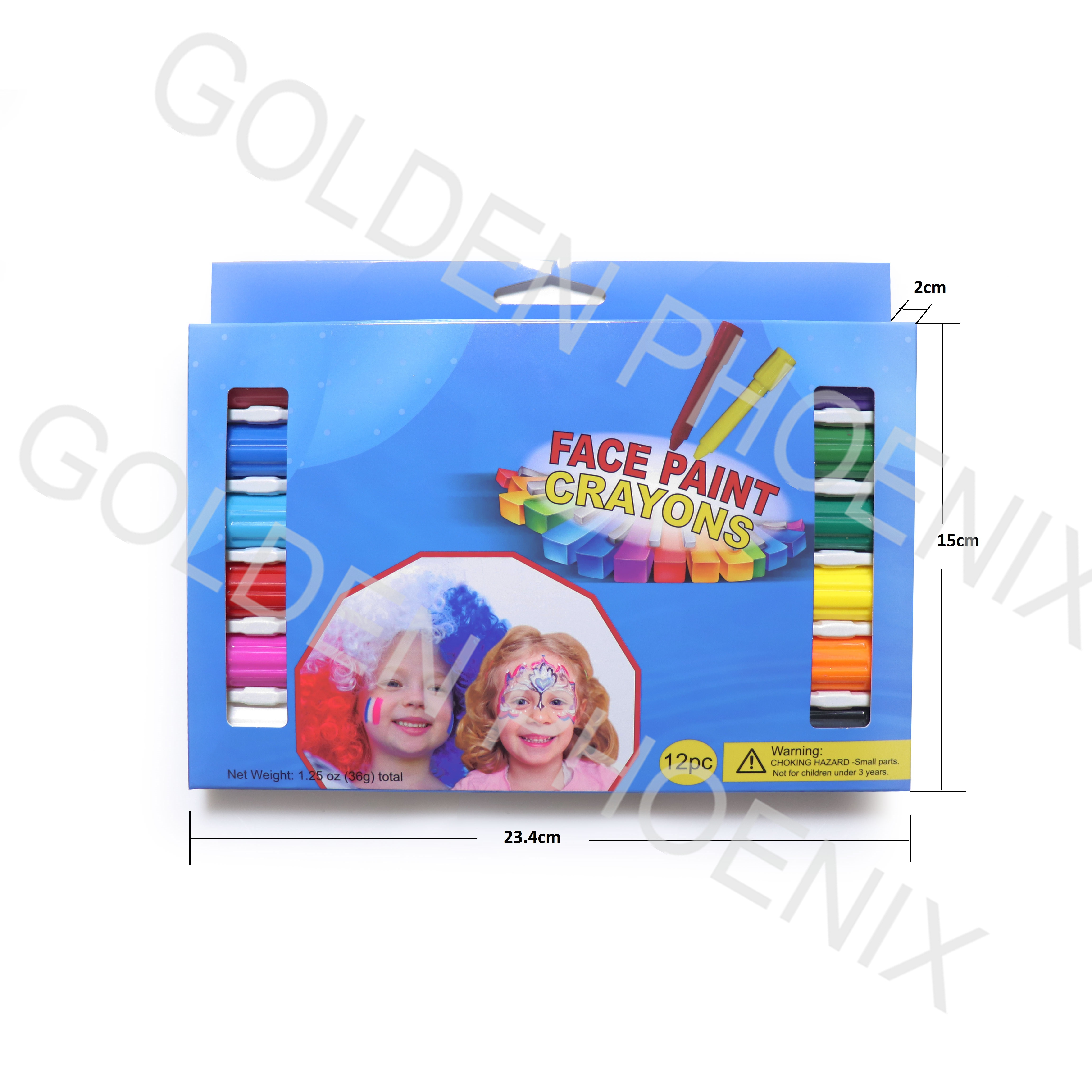 12 Colors Face and Body Paint Crayon