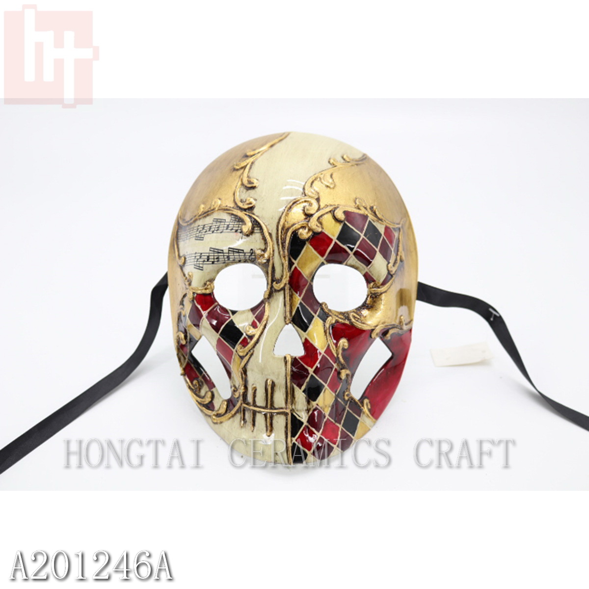 Venetian Style Halloween Devil Mask A201246 3/set