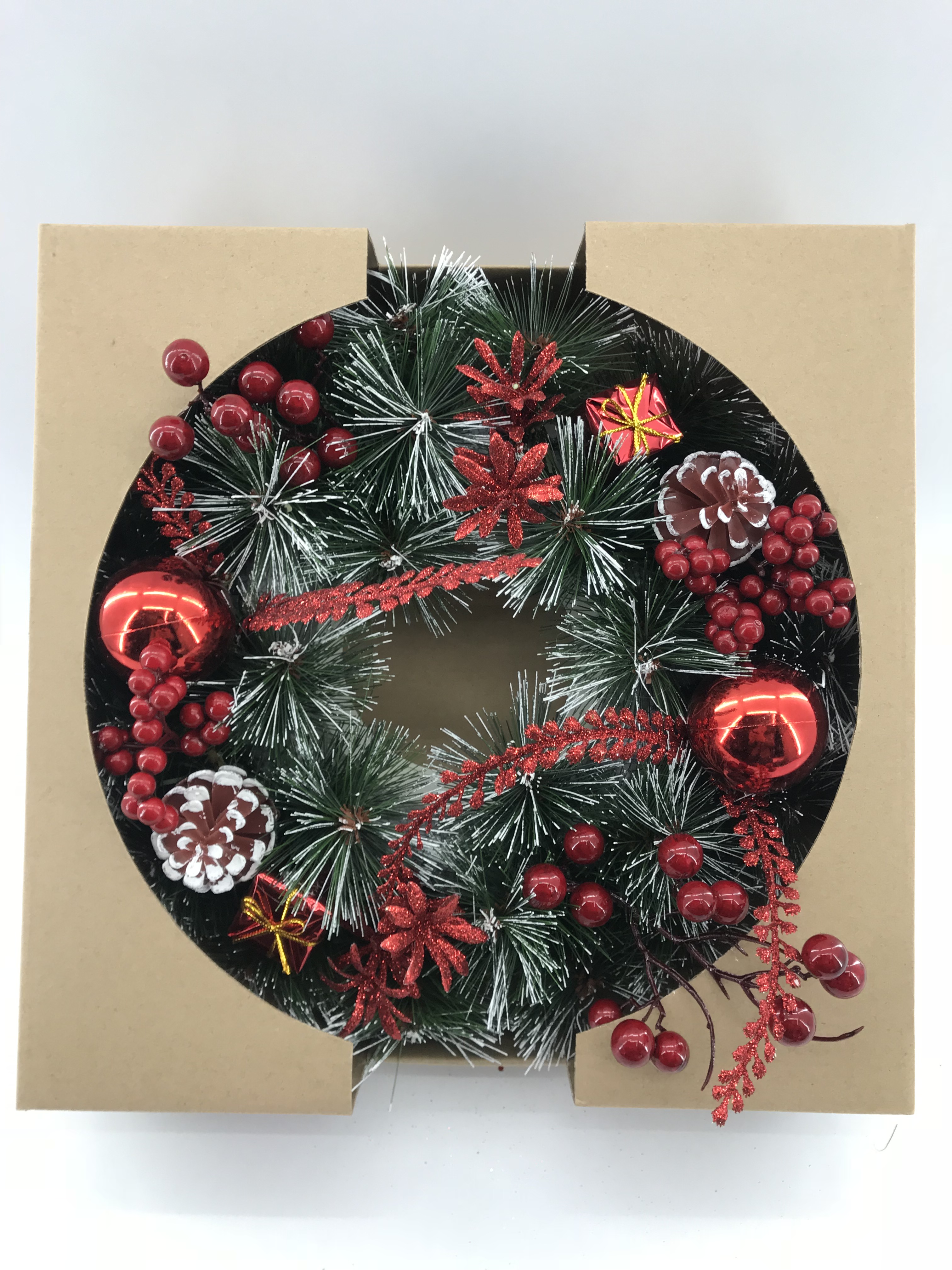 pine needles wreath
