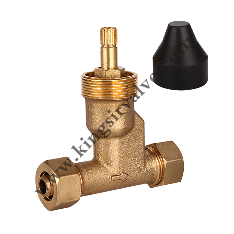 Brass stop valve