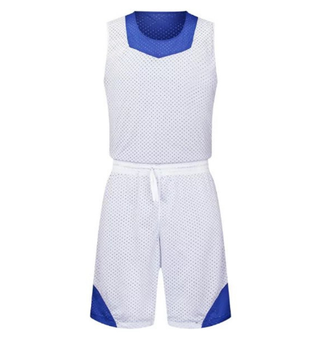 2020 Top quality fashion breathable fabric white jersey basketball design