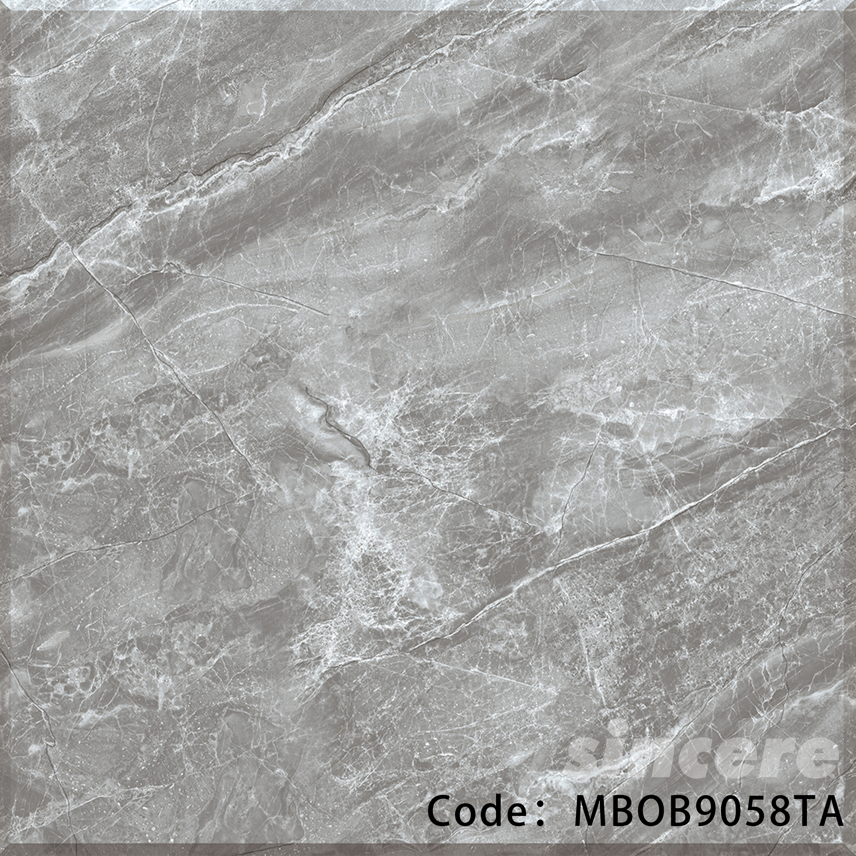 Polished glazed porcelain tiles