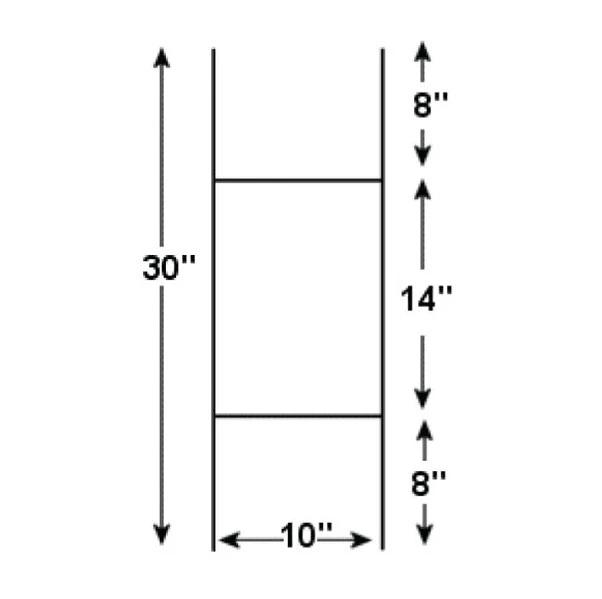 Galvanized H stakes H-frame wire stake Yard Sign Stake