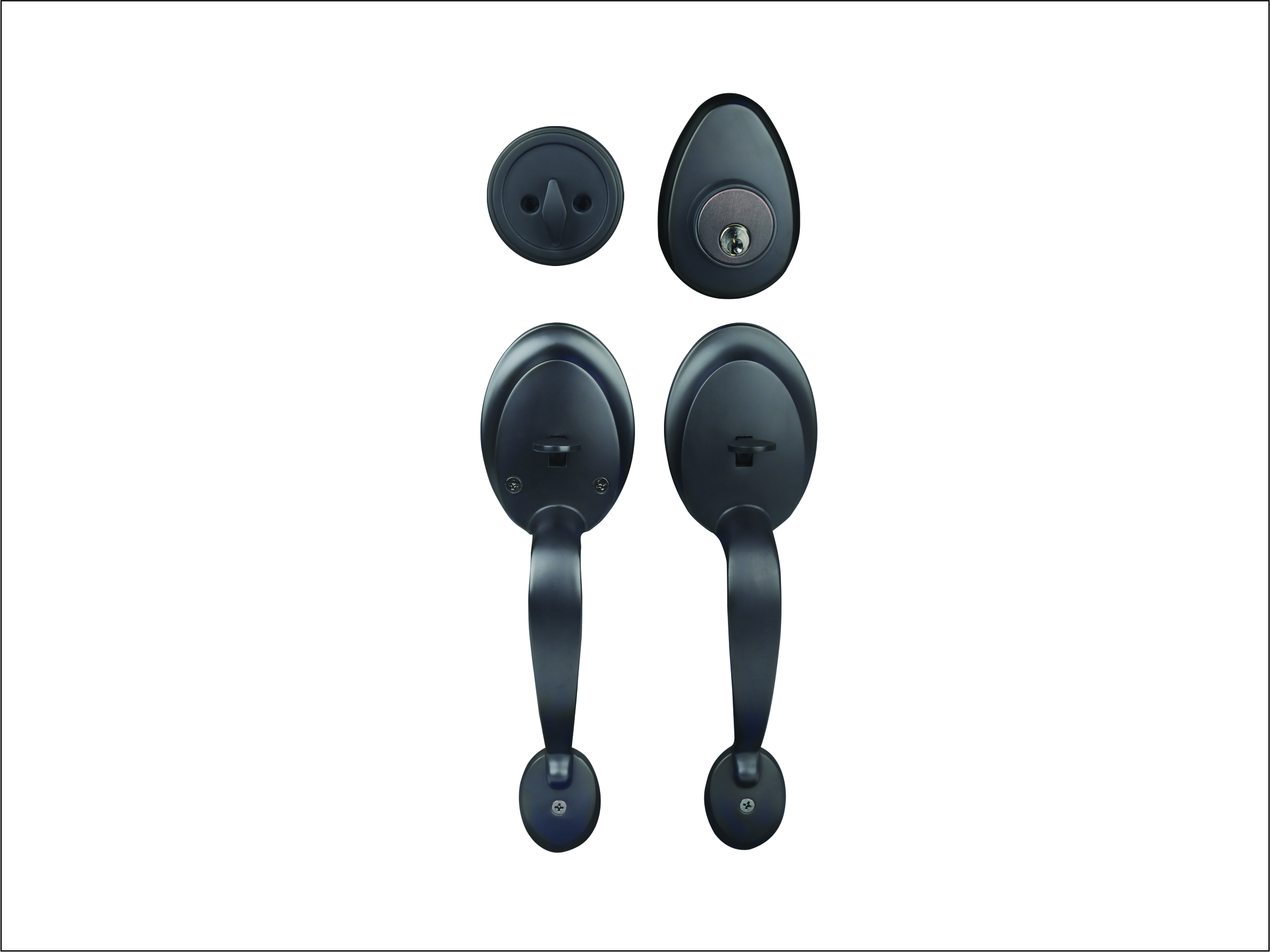 Entrance handleset