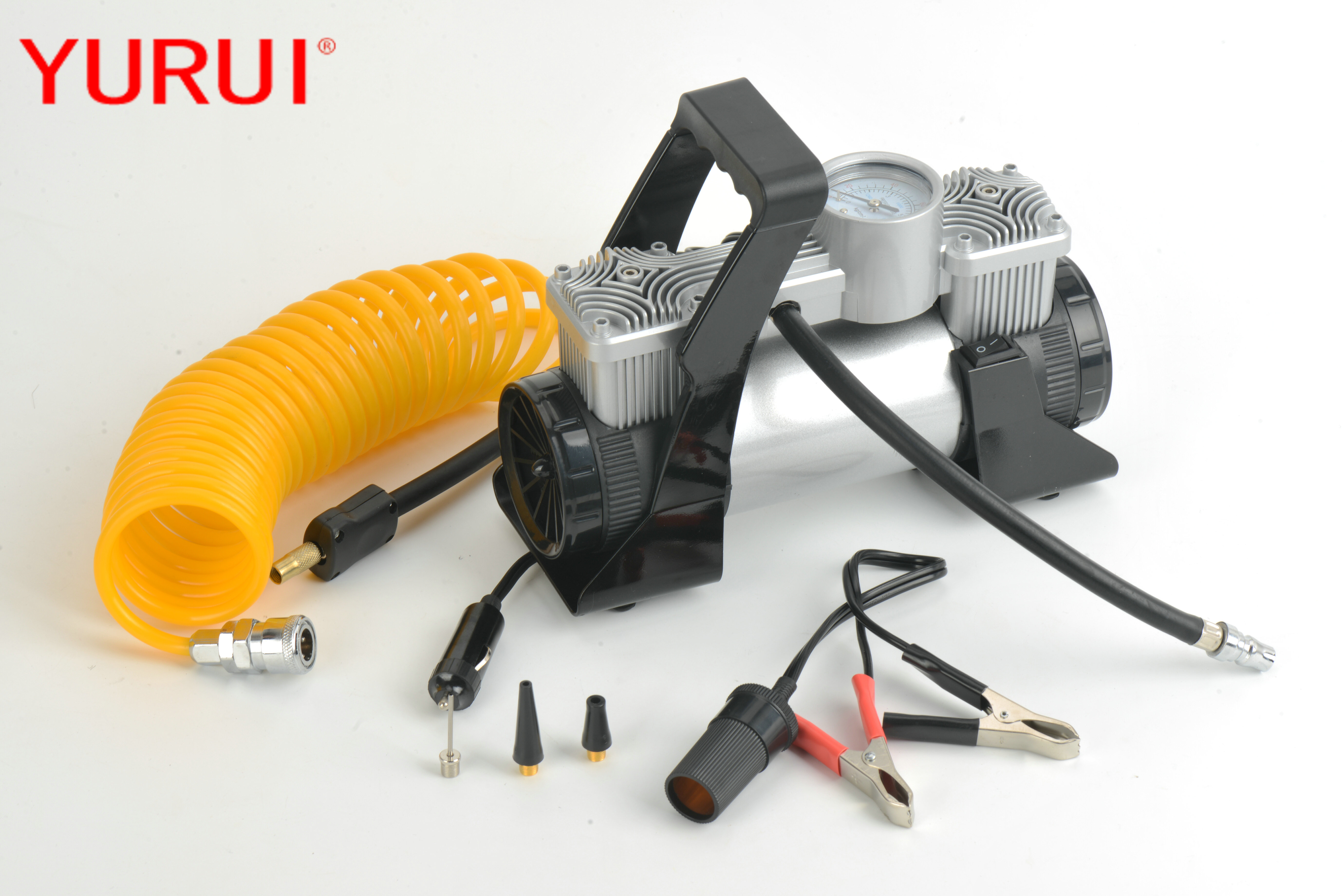 car air compressor tire inflator dc12v portble Metal air pump