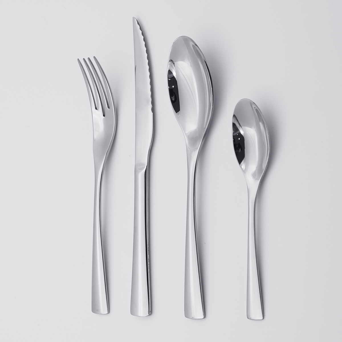 Flatware Spoons Forks and knives for Events 304 Stainless Steel Cutlery Set