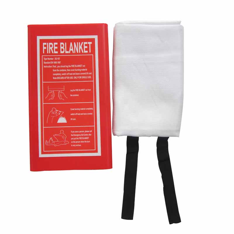 CE Approved 0.43mm thickness 550 Degree Heat Resistant Fiberglass Fire Blanket