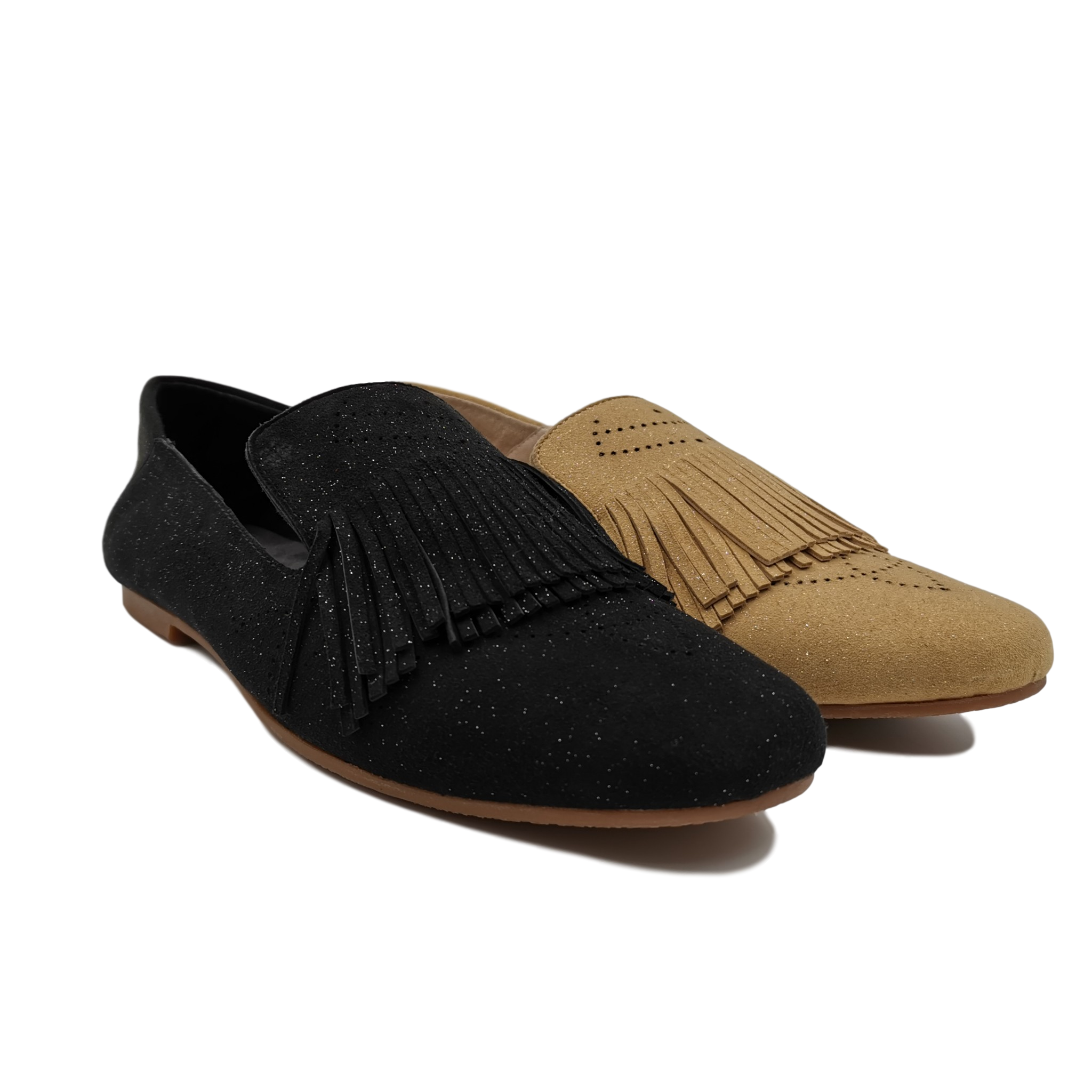 New fashion leather ladies flat comfort shoes