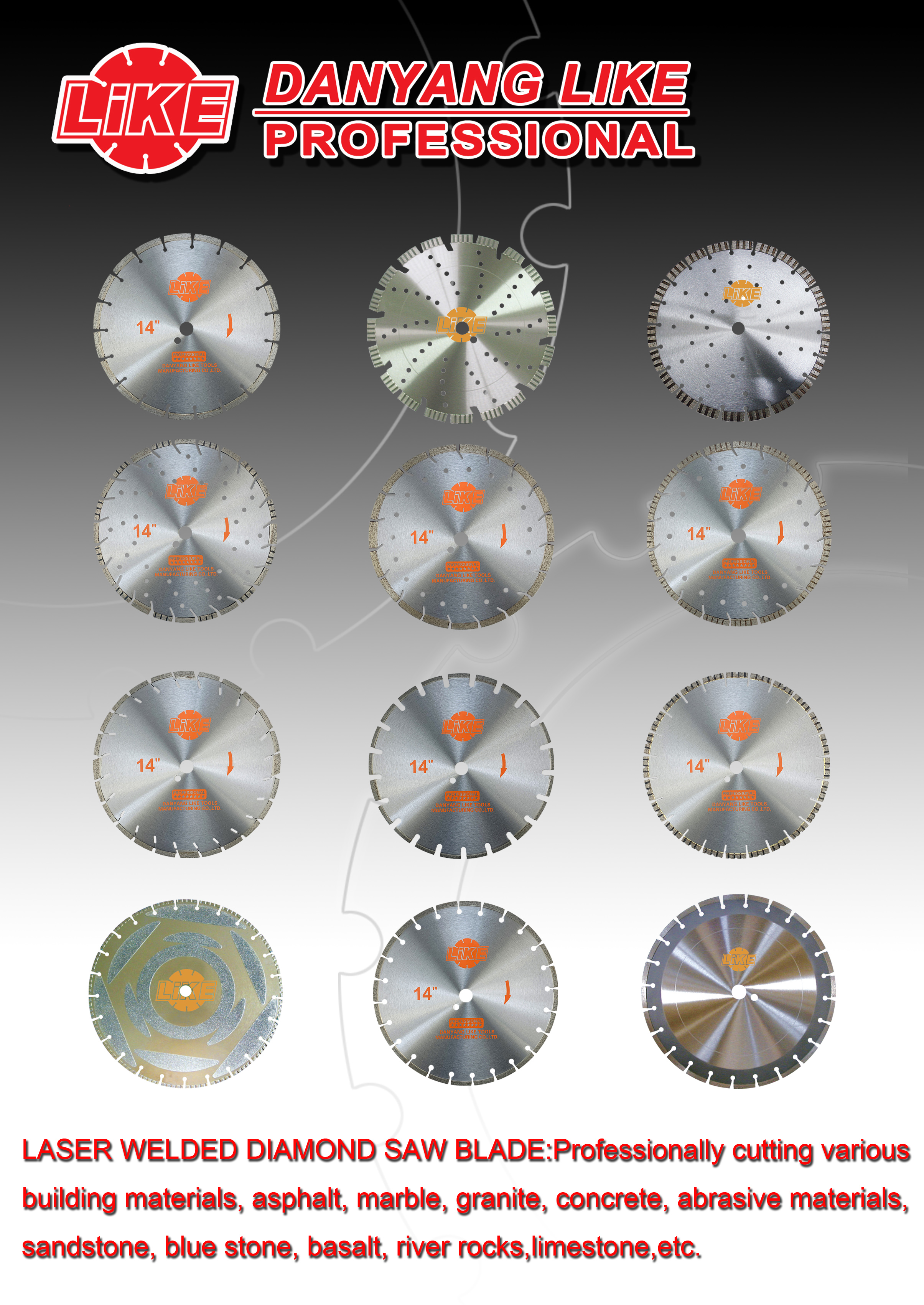 Laser Welded Diamond Saw Blade