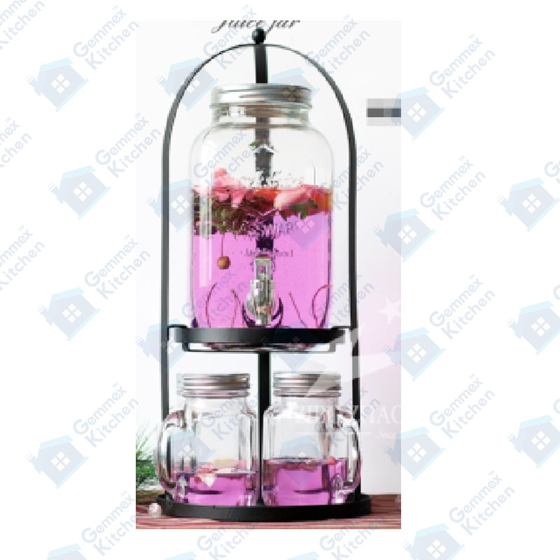 Glass beverage dispenser