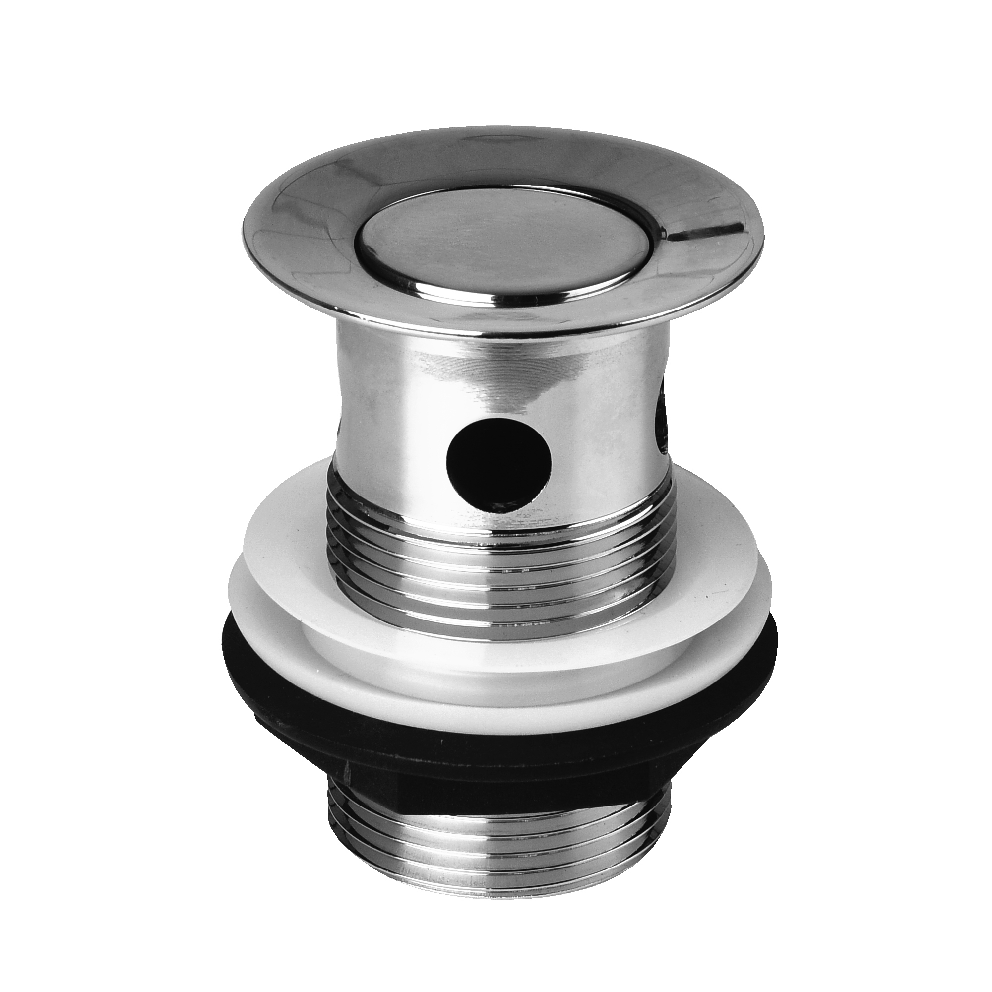 DOZ top seller G1-1/4 chrome brass rotating basin waste EN274