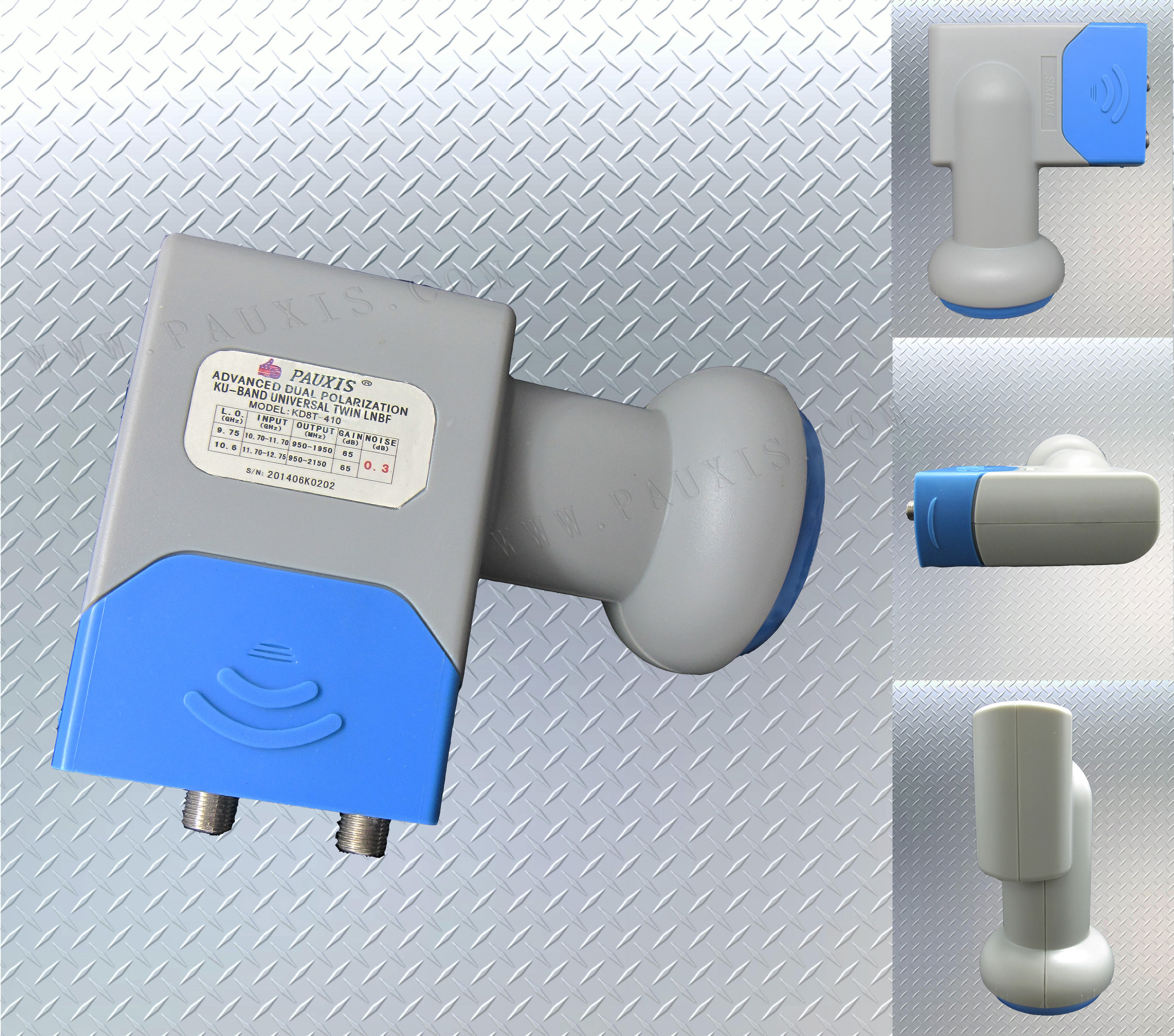 Universal Ku Band Twin Lnbf