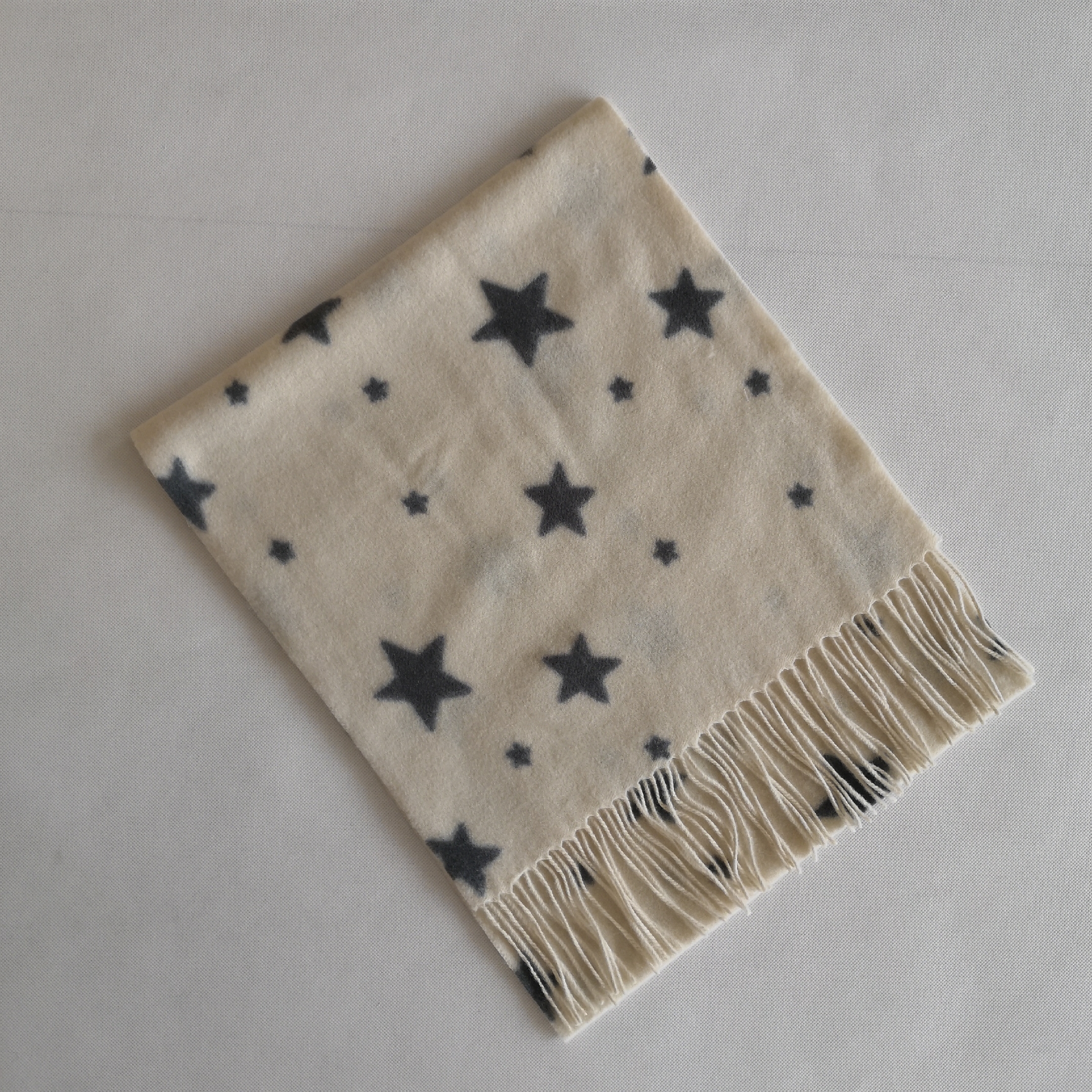 Woolen Cashmere Plain Printed Scarf