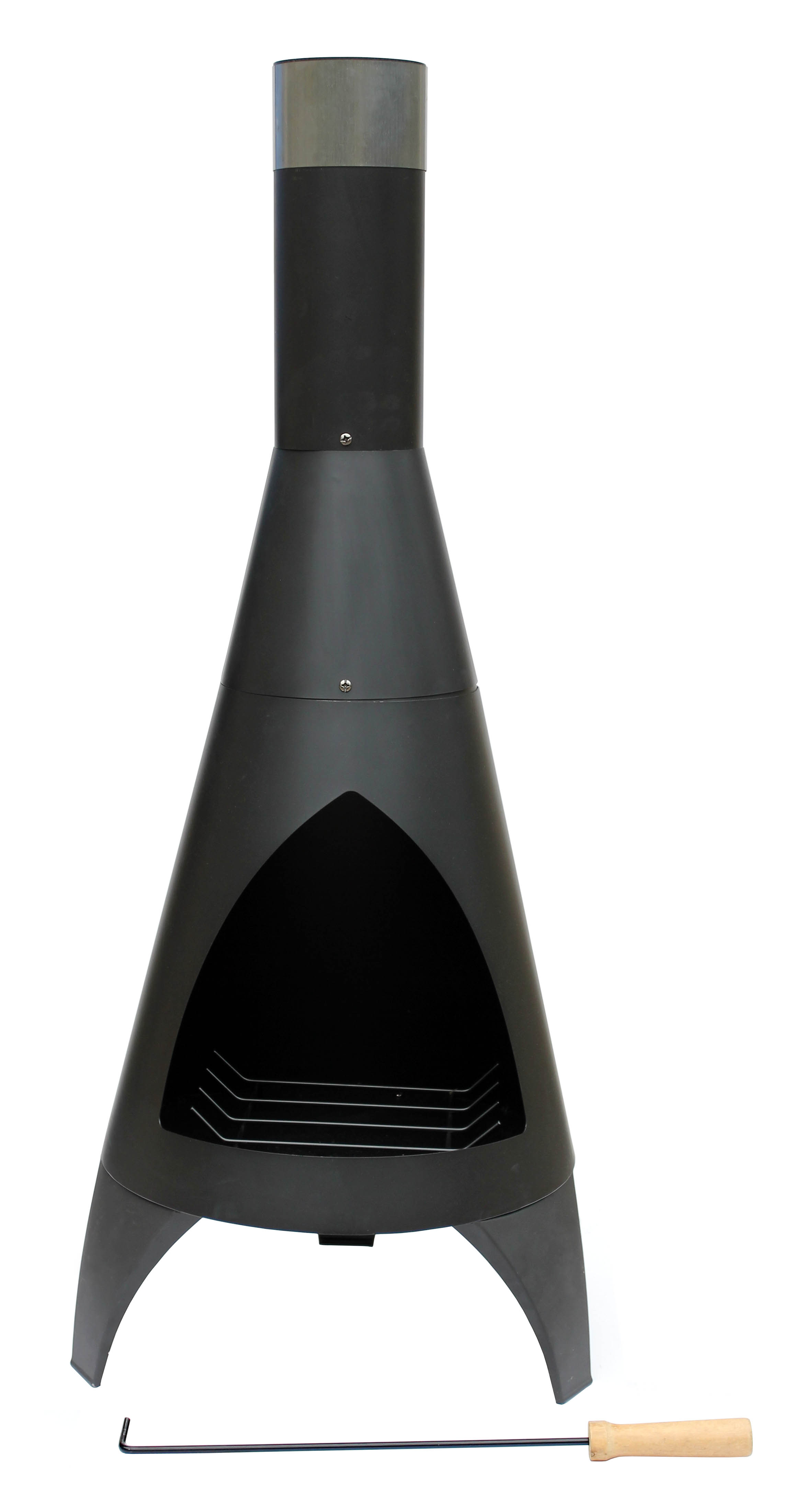 Steel Rocket Chiminea