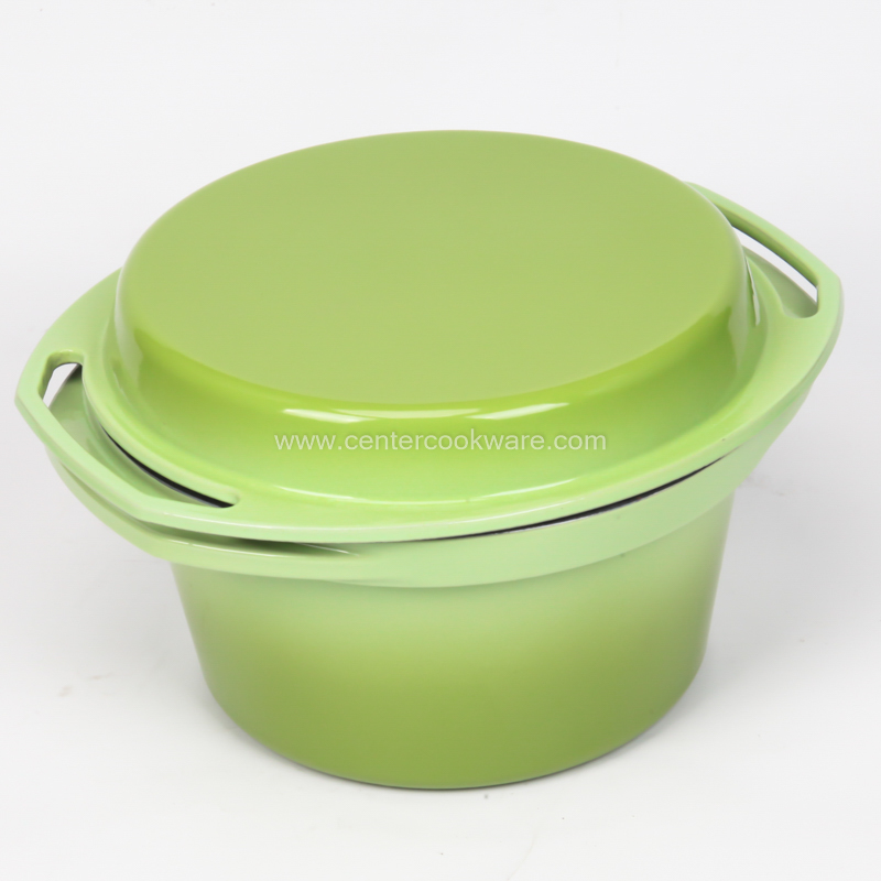 Cast Iron dutch oven Enamel Cast Iron Dutch Oven 2 in 1 cast iron casserole cast iron cookware