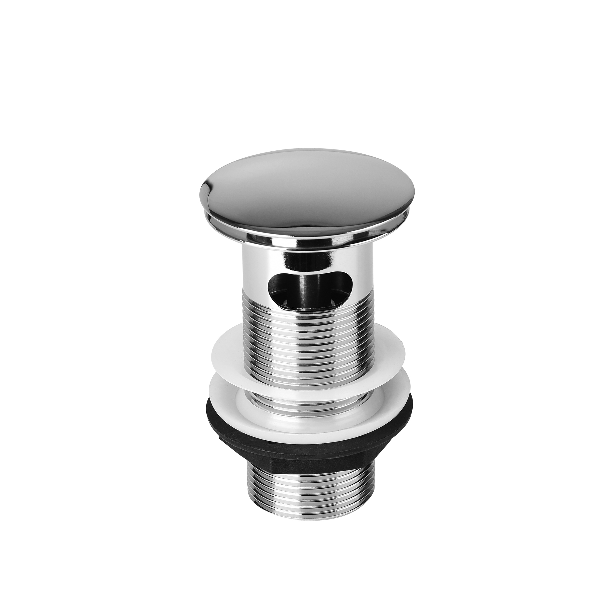 DOZ top seller G1-1/4 chrome brass basin waste EN274